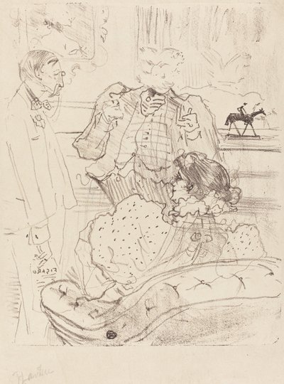 Rosmersholm, Le Gage, 1898 by Henri de Toulouse Lautrec