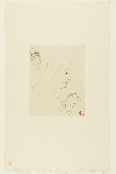 Sketch by Henri de Toulouse Lautrec