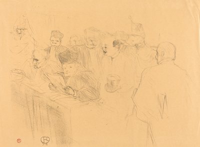 Soudais Deposition by Henri de Toulouse Lautrec