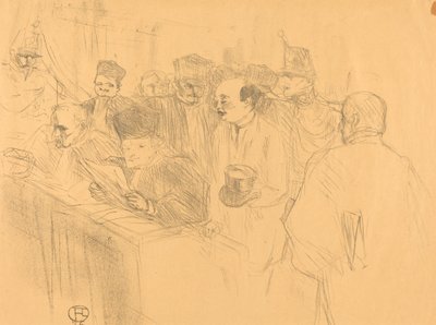 Soudais Deposition by Henri de Toulouse Lautrec