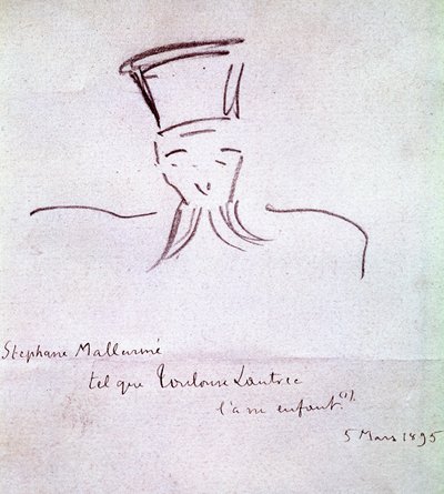 Stephane Mallarme by Henri de Toulouse Lautrec