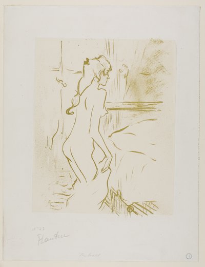 Study of a Woman by Henri de Toulouse Lautrec