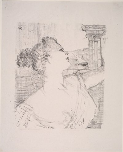 Sybil Sanderson by Henri de Toulouse Lautrec