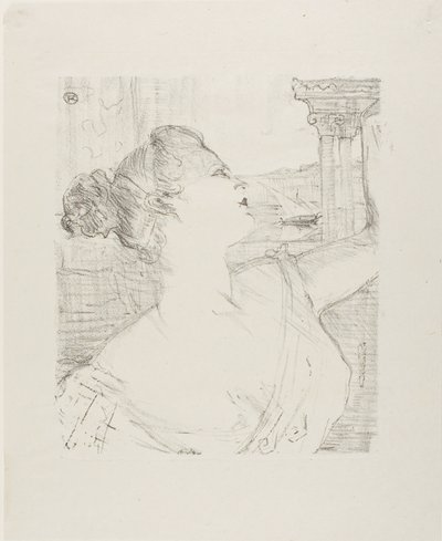 Sybil Sanderson, from Treize Lithographies by Henri de Toulouse Lautrec