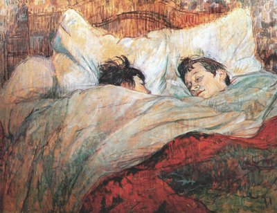 The Bed by Henri de Toulouse Lautrec