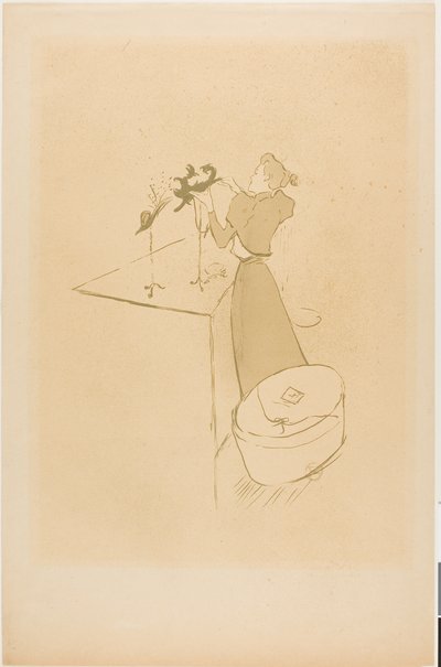 The Milliner, Renée Vert by Henri de Toulouse Lautrec