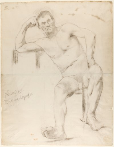 The Model Nizzavena by Henri de Toulouse Lautrec