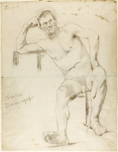The Model Nizzavena by Henri de Toulouse Lautrec