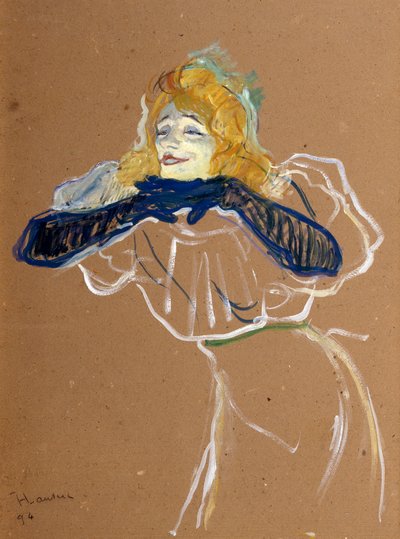 The Singer Yvette Guilbert by Henri de Toulouse Lautrec
