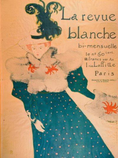Toulouse-Lautrec / La Revue Blanche / 1895 by Henri de Toulouse Lautrec