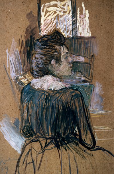 Woman at a Window by Henri de Toulouse Lautrec