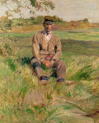 Workman at Celeyran by Henri de Toulouse Lautrec