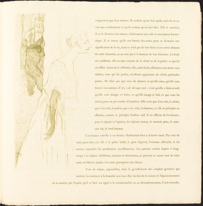 Yvette Guilbert by Henri de Toulouse Lautrec