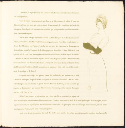 Yvette Guilbert by Henri de Toulouse Lautrec