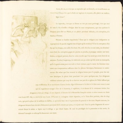 Yvette Guilbert by Henri de Toulouse Lautrec