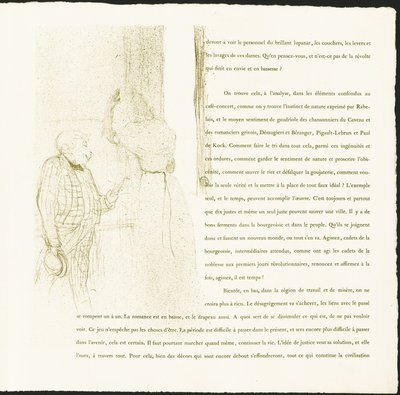 Yvette Guilbert by Henri de Toulouse Lautrec