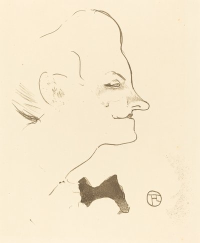 Yvette Guilbert, 1893 by Henri de Toulouse Lautrec