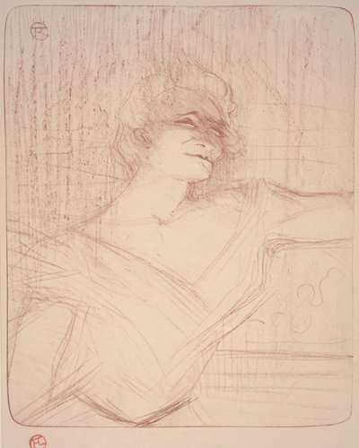 Yvette Guilbert, La Glu by Henri de Toulouse Lautrec