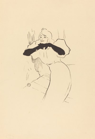 Yvette Guilbert: Linger, Longer, Loo by Henri de Toulouse Lautrec