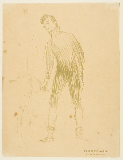 Zimmerman and His Machine by Henri de Toulouse Lautrec