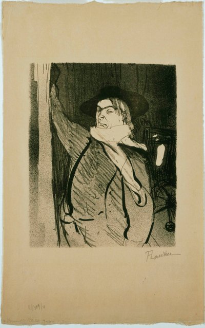 Aristide Bruant by Henri de Toulouse Lautrec