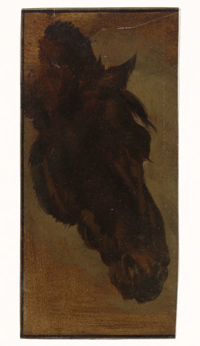 Horse Head by Henriëtte Ronner