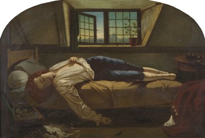 Death of Chatterton by Henry (after) Wallis