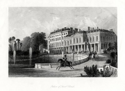 Palace of Saint-Cloud, Paris, France by Henry Adlard
