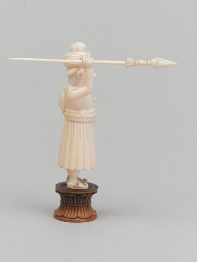 Black pawn, chess piece, India by Henry Alexander Ogden