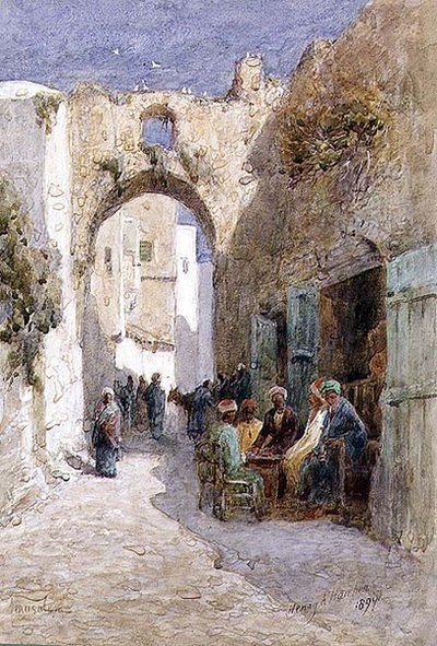 A Quiet Street, Jerusalem by Henry Andrew Harper