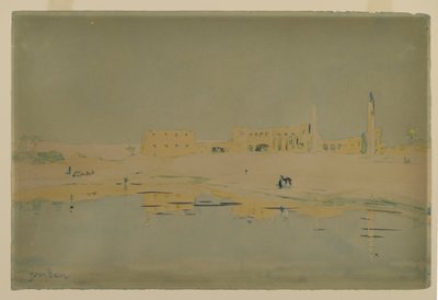 Ruins of Luxor by Henry Bacon