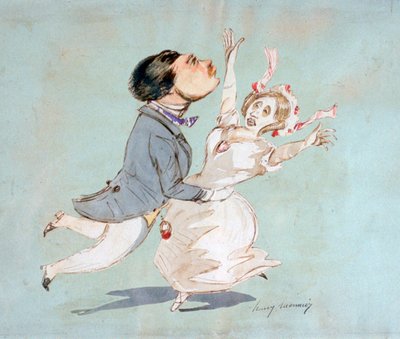 A Couple by Henry Bonaventure Monnier