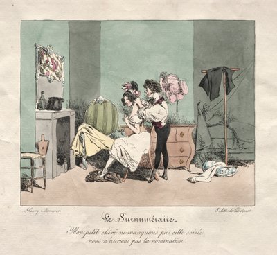 Administrative Customs: Supernumerary by Henry Bonaventure Monnier