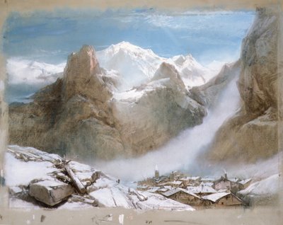 Mont Blanc by Henry Bright