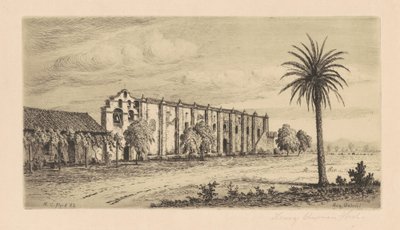 Mission San Gabriel Arcángel by Henry Chapman Ford