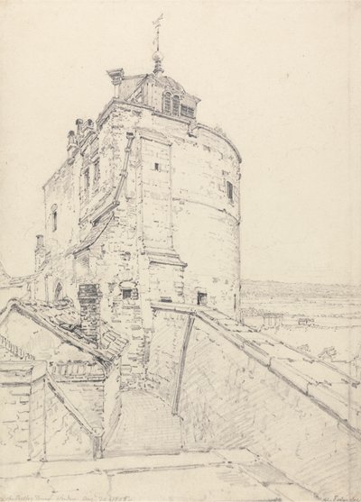 The Curfew Tower, Windsor by Henry Edridge