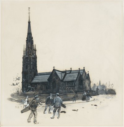 Broughton Park Congregational Chapel by Henry Edward Tidmarsh