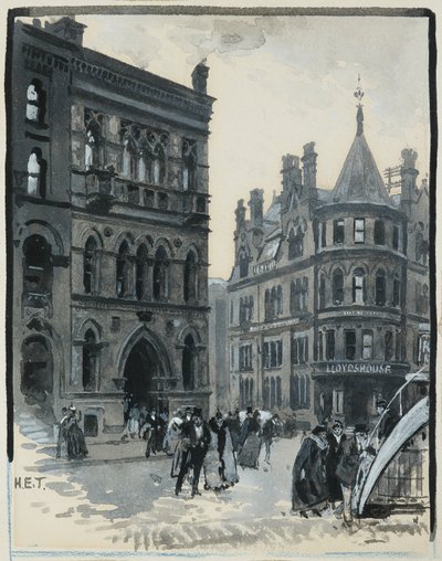 Memorial Hall, Albert Square by Henry Edward Tidmarsh