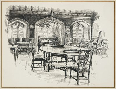 The Reading Room, Chetham College by Henry Edward Tidmarsh