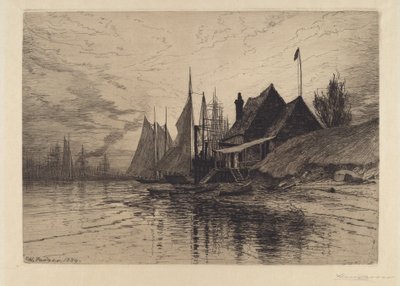 New York Harbor by Henry Farrer