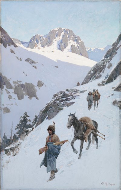 A Successful Hunt by Henry Francois Farny