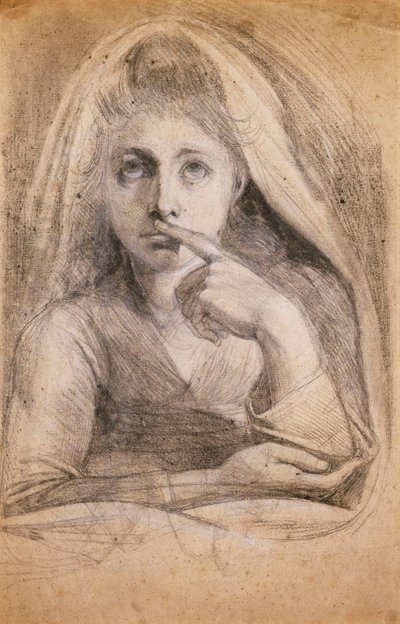 Martha Hess as Silence by Johann Heinrich Füssli