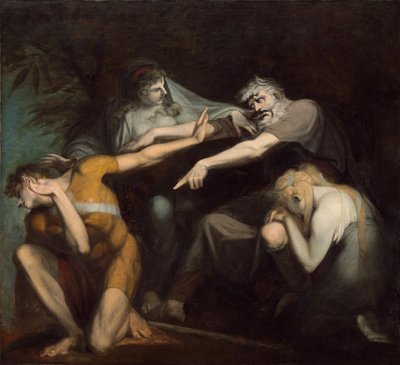 Oedipus Cursing His Son Polynices by Johann Heinrich Füssli
