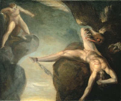 Prometheus Freed by Hercules by Johann Heinrich Füssli