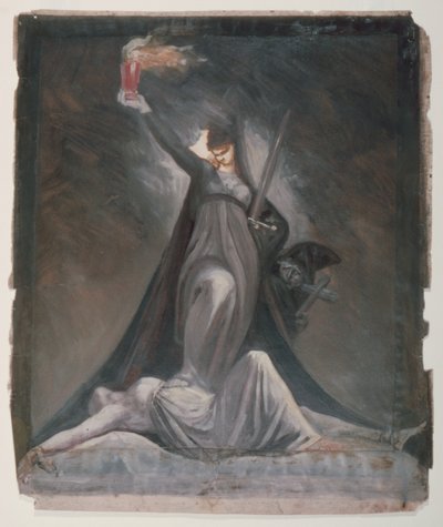 Study for Inquisition, Illustration to Columbiad by Johann Heinrich Füssli