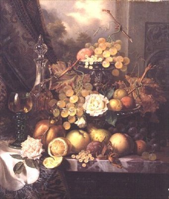 Still Life with Fruit by Henry George Todd