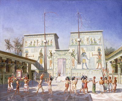The Temple at Philae by Henry Hardinge Cunynghame