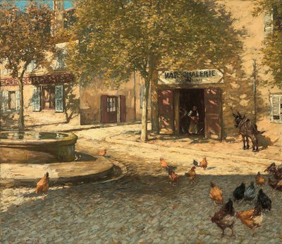 A Provencal Forge by Henry Herbert La Thangue