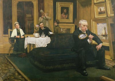 The Connoisseur by Henry Herbert La Thangue