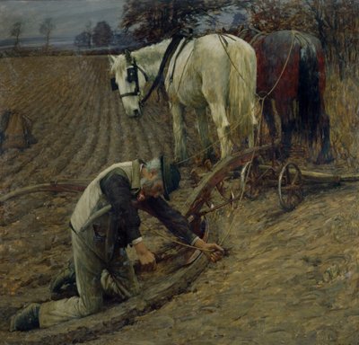 The Last Furrow (1895) by Henry Herbert La Thangue